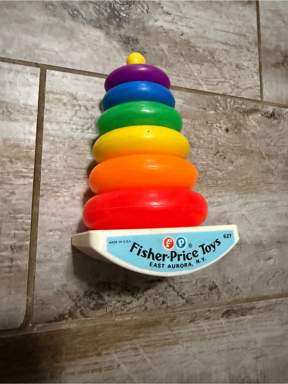 Vintage Fisher-Price Infant Rock-a-Stack Toy